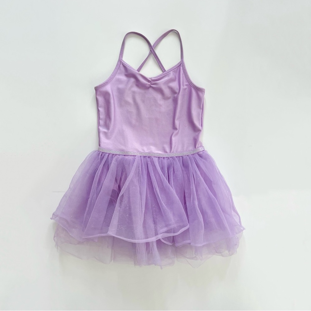 H&M Purple Dance Costumes with Tulle Skirt Size 8-10